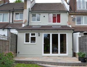 Extensions, rear extension developed by Buildon construction Ltd, builders based in Carshalton Surrey.